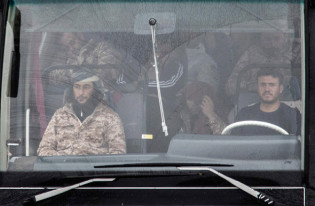 ÖSO Askerleri Otobüslerle Suriye’ye Sevk Ediliyor