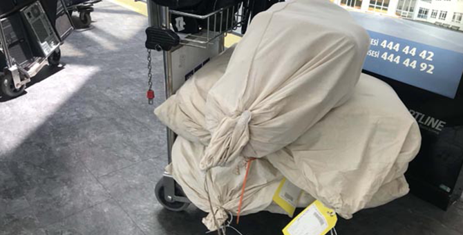 Oy sandıkları Atatürk Havalimanı'na Getirildi