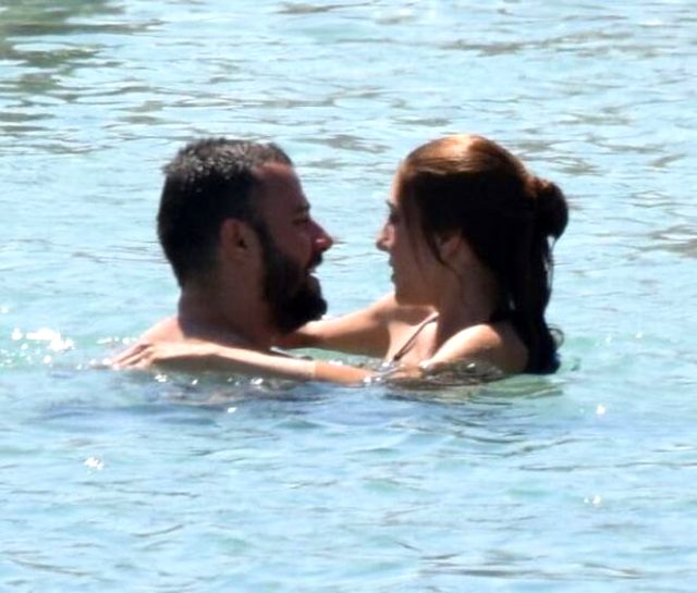 Salih Bademci ve eşi İmer Özgün'ün aşk tatili