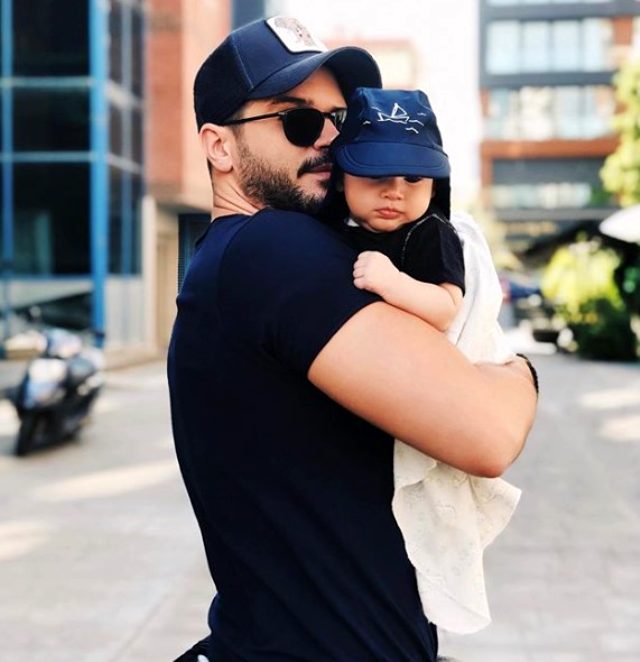 Tolgahan Sayışman'ın 3,5 aylık oğluda oyuncu oldu