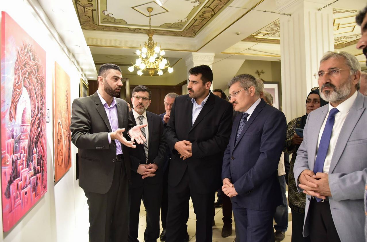 Pendik'te "Hüznün Başkenti Kudüs Sergisi"nde hüzünlü açılış