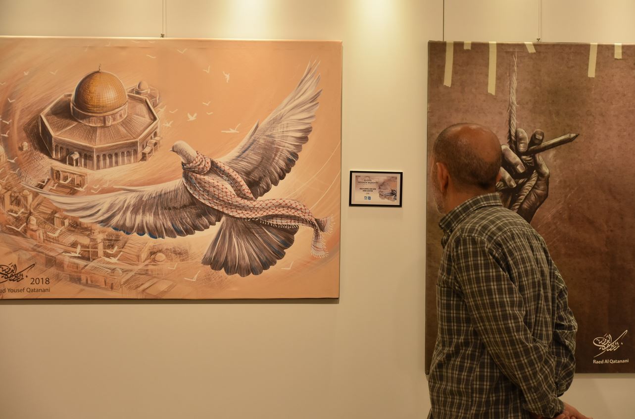 Pendik'te "Hüznün Başkenti Kudüs Sergisi"nde hüzünlü açılış