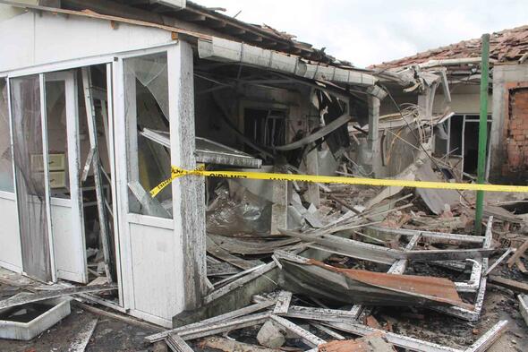 Bir anda patladı! Ortalık adeta savaş alanına döndü!