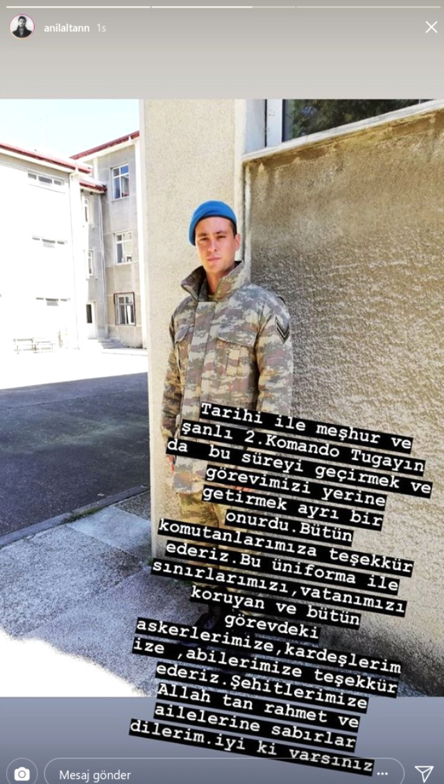 Pelin Akil'in eşi Anıl Altan askerden döndü| İşte Anıl Altan'ın asker fotoğrafları