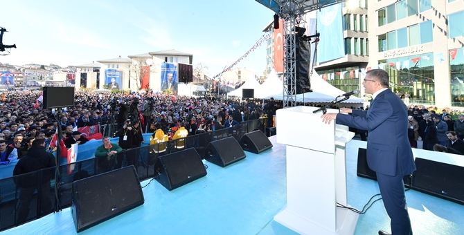 Üsküdar'a büyük değer katacak dev projeler Başkan Erdoğan tarafından hizmete açıldı
