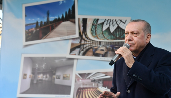 Üsküdar'a büyük değer katacak dev projeler Başkan Erdoğan tarafından hizmete açıldı