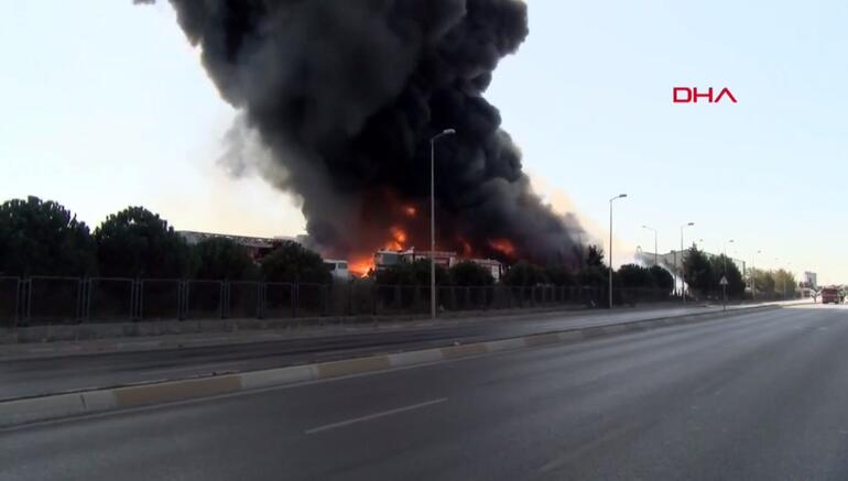 Tuzla'da yangın son dakika! Organize Sanayi Bölgesi cayır cayır yanıyor...