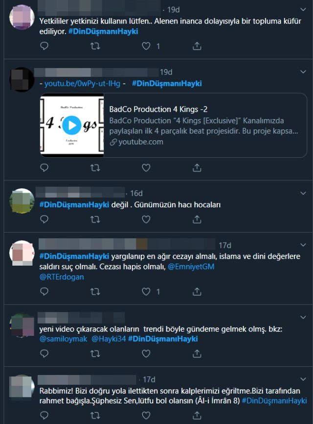 Rapçi Hayki'nin attığı twite tepkiler çığ gibi büyüyor