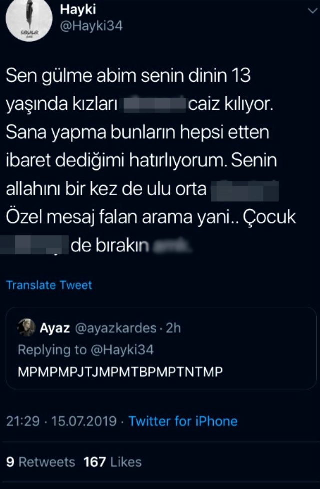 Rapçi Hayki'nin attığı twite tepkiler çığ gibi büyüyor