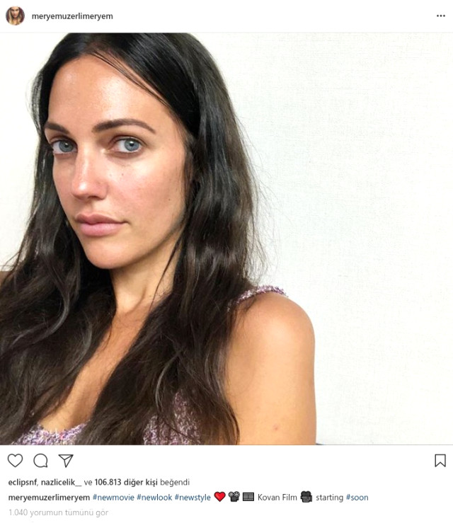 Meryem Uzerli'den yeni tarz