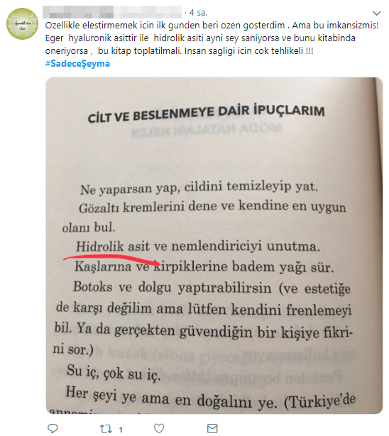 Şeyma Subaşı'nın kitabında ki skandal ifadeler ortaya çıktı!