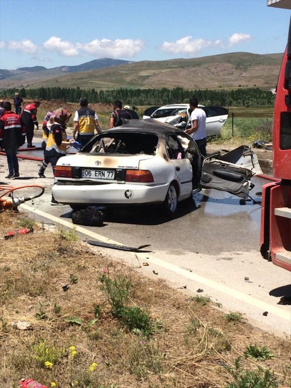 Sivas'ta trafik kazası