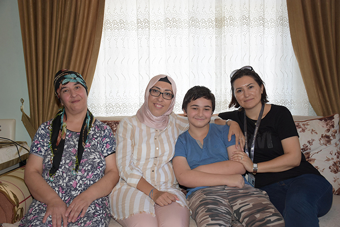 Tuzla'da şehit ailelerine bayram ziyareti gerçekleşti