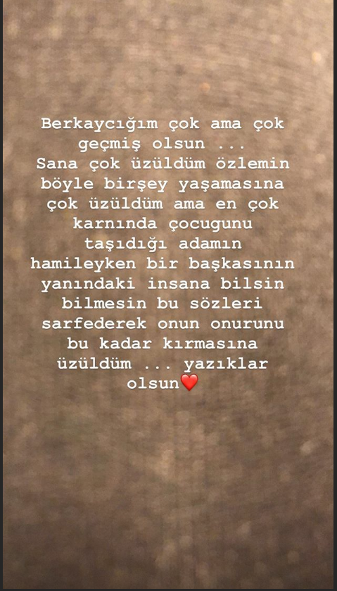Seren Serengil'den Berkay'a destek mesajı