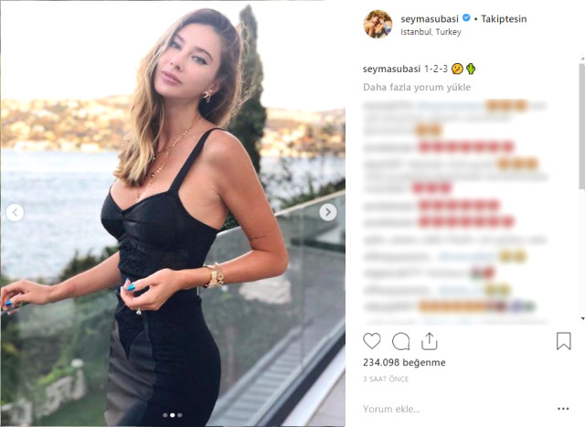 Şeyma Subaşı elbisesindeki etiketi unutunca sosyal medyada alay konusu oldu