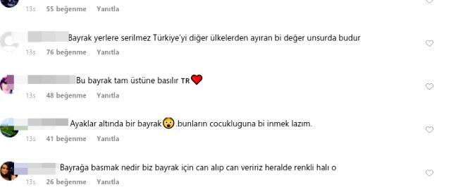 Şeyma Subaşı İngiliz Bayrağı üzerinde poz verdi