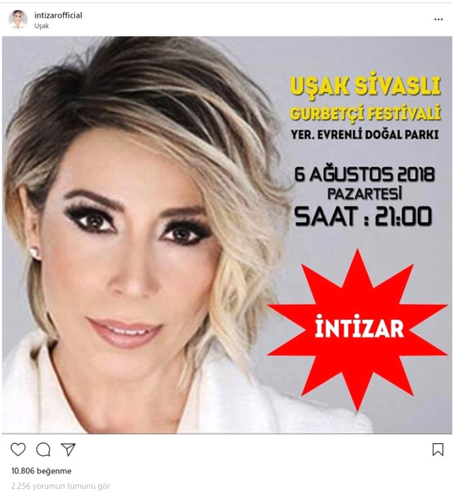 İntizar kendisine 'lezbiyen' diyen takipçisine küfür etti