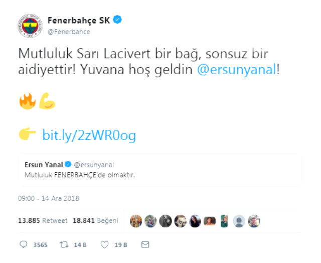Fenerbahçe Ersun Yanal ile anlaştı