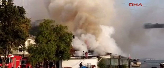 rumeli hisarında yangın