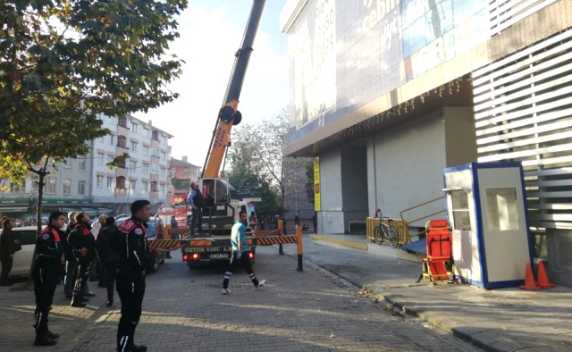 Kırklareli'de bir AVM'de yangın çıktı!