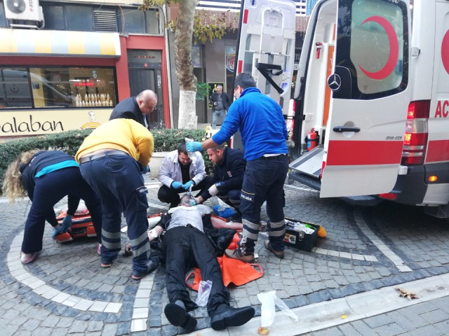 Kırklareli'de bir AVM'de yangın çıktı!