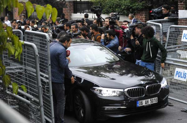 Cemal Kaşıkçı olayı için Türk heyet Konsolosluğa girdi