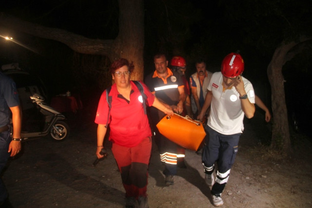 7 aylık hamile kadın uçurumdan düşerek can verdi