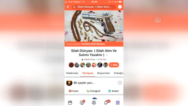 Silah satışı yapanları sosyal medya ele verdi! 8 ilde eş zamanlı operasyon