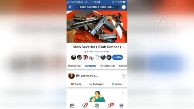 Silah satışı yapanları sosyal medya ele verdi! 8 ilde eş zamanlı operasyon