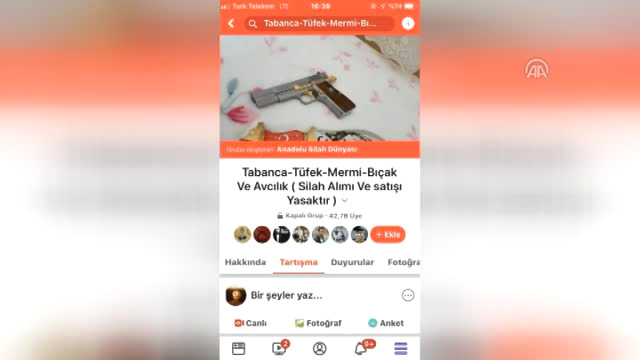 Silah satışı yapanları sosyal medya ele verdi! 8 ilde eş zamanlı operasyon