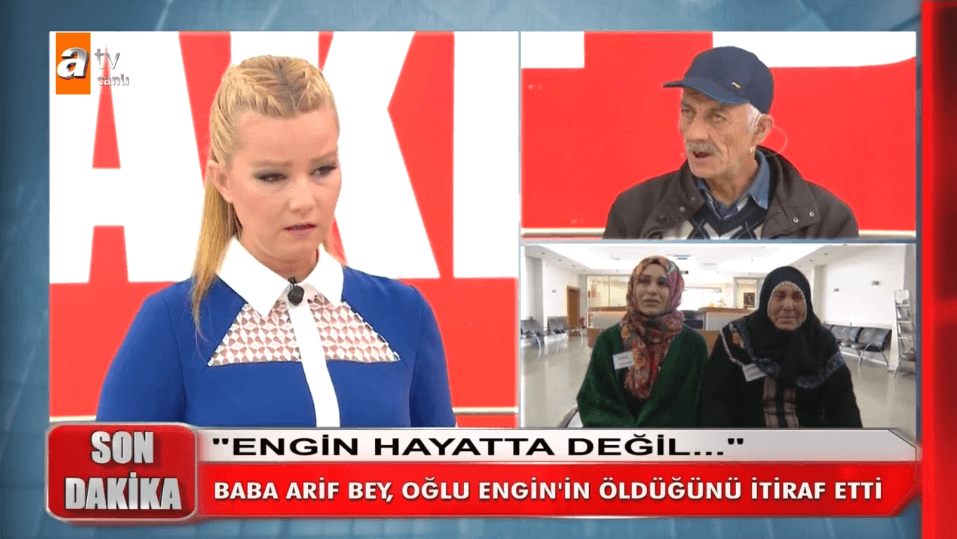 Canlı yayında işlediği cinayeti itiraf etti!