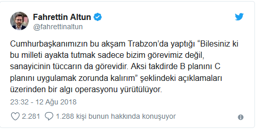 Cumhurbaşkanlığı: Mevduat hesaplarıne el konulmayacak