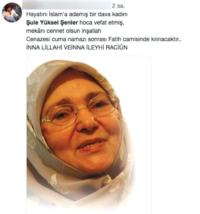 Şule Yüksel Şenler vefat mı etti? Şule Yüksel Şenler kimdir? Gonca Yüksel kimdir?