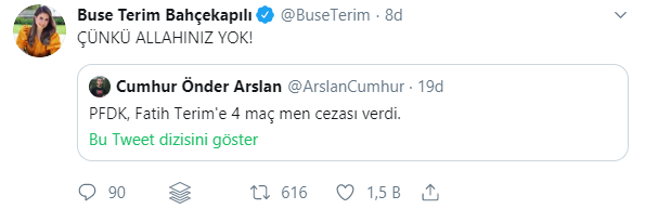 Fatih Terim'in kızı Buse Terim'den olay yaratacak paylaşım!