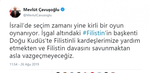 Dışişleri Bakanı Mevlüt Çavuşoğlu: Yine kirli bir oyun oynanıyor!