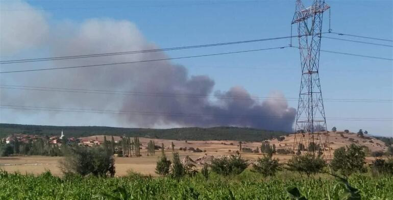 Tavşanlı'da çıkan yangın da durdurulamıyor