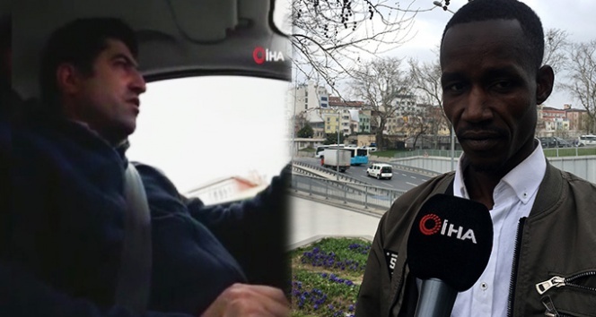 Senegalli turist, taksici video izle! Taksici ne ceza aldı?