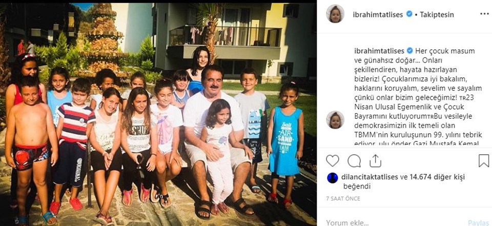 Ünlü isimlerden 23 Nisan kutlamaları