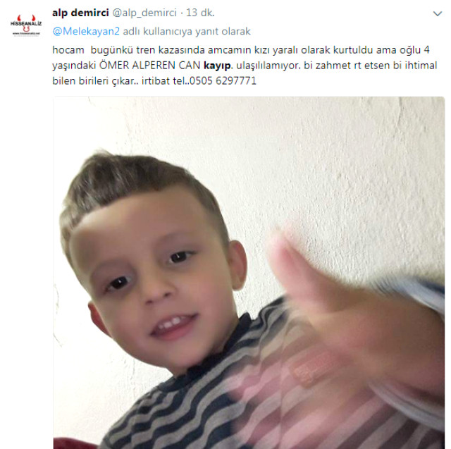 İşte Tekirdağ'daki tren kazasında kaybolanların isimleri!