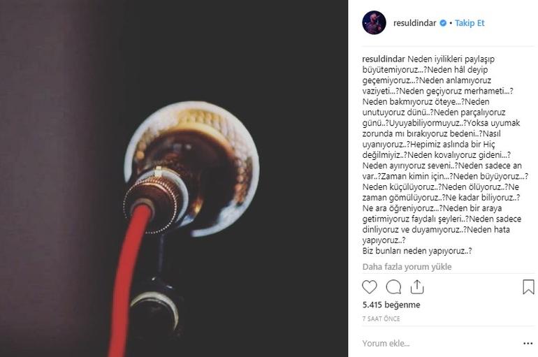 Resul Dindar kimdir? kaç yaşındadır? Resul Dindar'dan hayranlarına büyük ayıp