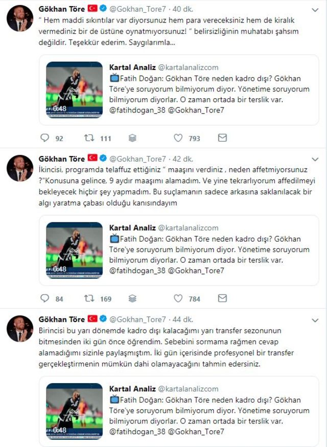 Gökhan Töre Beşiktaş'tan maaş alamıyor mu? Gökhan Töre kimdir?