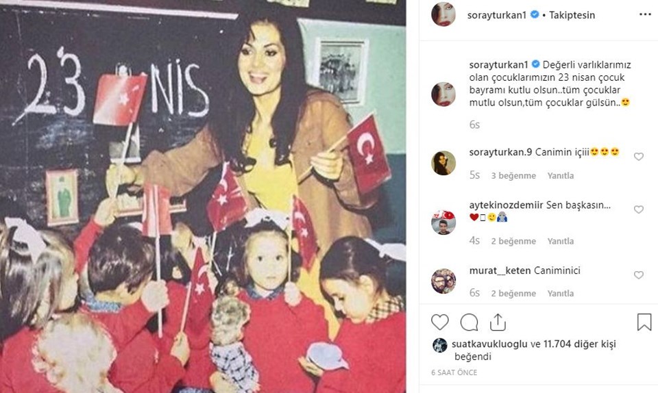 tuÜnlü isimlerden 23 Nisan kutlamaları