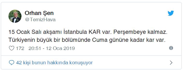 Ünlü meteorolog açıkladı: Salı akşamı İstanbul'da kar var