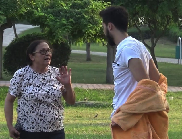 Adanayı karıştıran 'bornoz' şakası