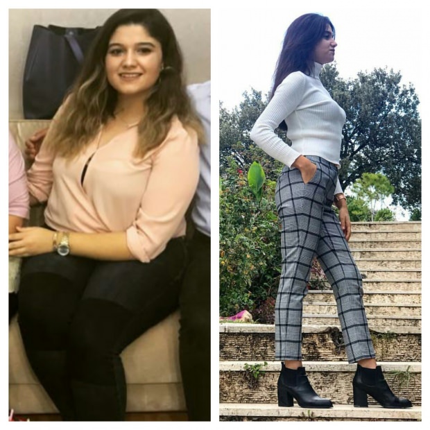 İnanılmaz Değişim 7 ayda 95 kg'dan 58 kiloya düştü!