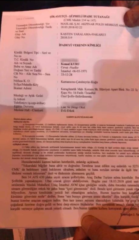 On Kişi UBER Şoförünü Darp Edip Dişlerini Kırdılar