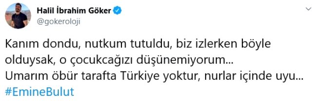 Ünlü isimler Emine Bulut için sessiz kalmadı