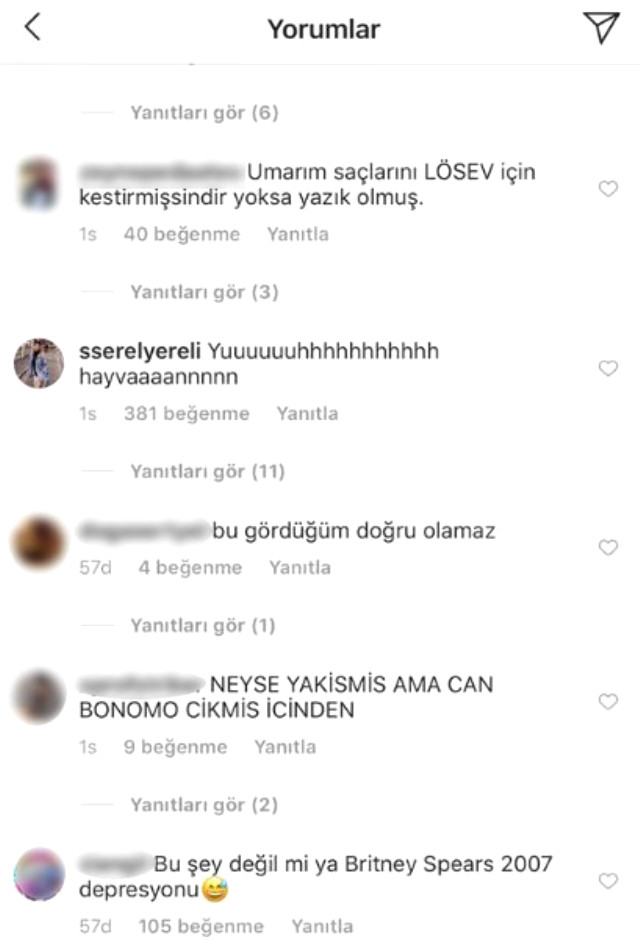 Serel Yereli Edis'in yeni saç modeline "Yuh hayvan" dedi