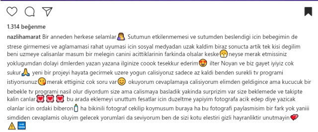 Nazlı Hamarat suda doğum fotoğraflarından sonra "Bebek emzirme" akımına uydu