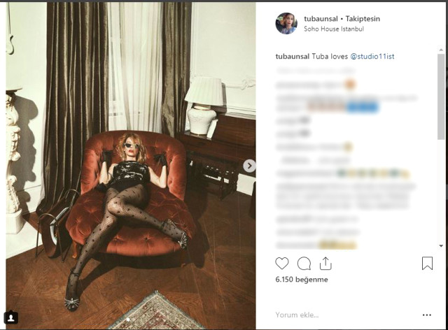 Tuba Ünsal cesur pozlarıyla tam not aldı